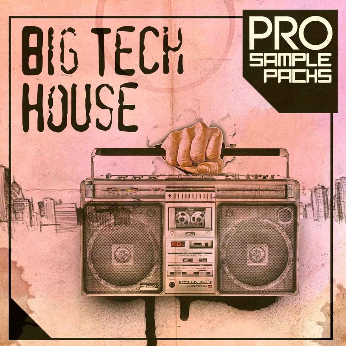 Pro Sample Packs - Big Tech House Sample Packs Software GUI Artwork